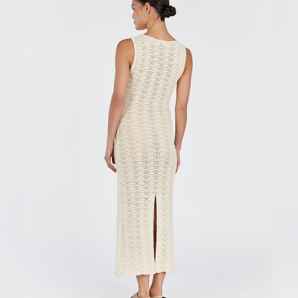 NWOT DISSH Gisele buttermilk crochet dress - Picture 4 of 5